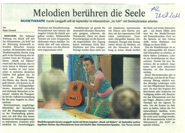 Zeitungsartikel 2011 Ingelheim
